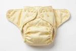 Reusable Newborn Cloth Diaper – Pastel Yellow
