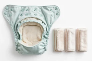 Pocket Cloth Diaper with Bamboo Inserts
